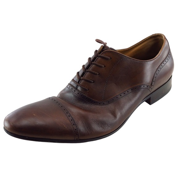 Aldo Oxfords Brown‎ Synthetic Men Shoes Size 11 Medium - Picture 1 of 7